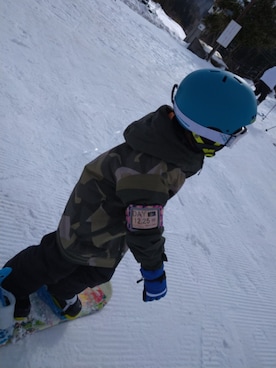 「BURTON（バートン）のアイテム（その他アウター）」を使った、ayuuuuumu*さん（キッズ・120cm）の冬コーディネート