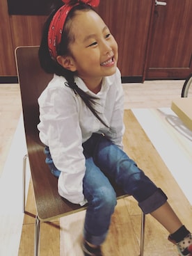 RicoLucaMomさん（キッズ・110cm）の春コーディネート