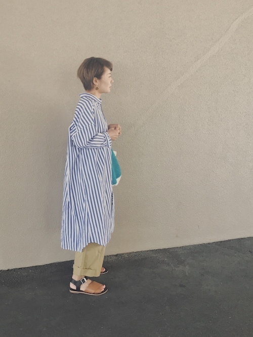 Miz Ships Daysのシャツワンピースを使ったコーディネート Wear