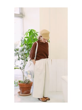 「アイテム（ピアス（両耳用））」を使った、mizさん（レディース・148cm・30代）の春コーディネート