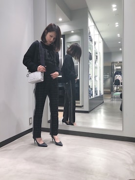 Yoshiさん（レディース・156cm）の冬コーディネート