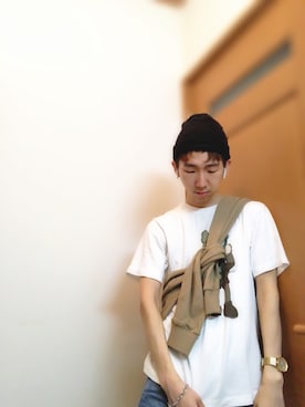 「ラブアンドピース2020」｜「アイテム（ニットキャップ/ビーニー）」を使った、mino826さん（メンズ・170cm）の秋コーディネート