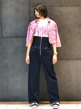 「GREGORY（グレゴリー）のアイテム（アクセサリー）」を使った、SAKIさん（レディース・163cm）の春コーディネート