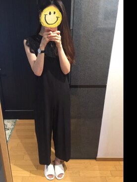 「Mila Owen（ミラオーウェン）のアイテム（オールインワン・サロペット）」を使った、usagiさん（レディース・172cm）の秋コーディネート