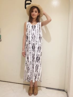 「GGD（ジージーディー）のアイテム」を使った、ROGER AND RAW STAFFさん（レディース・155cm）の夏コーディネート