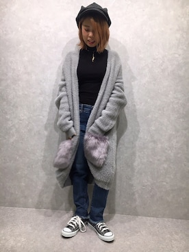 「GGD（ジージーディー）のアイテム」を使った、ROGER AND RAW STAFFさん（レディース・153cm）の秋コーディネート