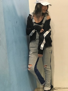 「#サロペット」｜ROGER AND RAW STAFFさん（レディース・160cm）の春コーディネート