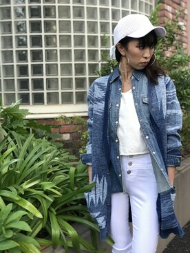 「ROGER AND RAW（ロジャーアンドロウ）のアイテム」を使った、ROGER AND RAW STAFFさん（レディース・160cm）の春コーディネート