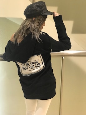 「アイテム（レギンス/スパッツ、ホワイト系）」を使った、ROGER AND RAW STAFFさん（レディース・160cm）の春コーディネート