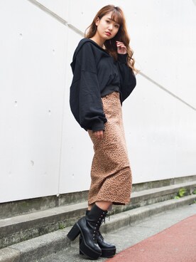 「ROGER AND RAW（ロジャーアンドロウ）のアイテム」を使った、ROGER AND RAW STAFFさん（レディース・160cm）の秋コーディネート