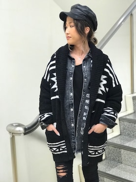 「GGD（ジージーディー）のアイテム」を使った、ROGER AND RAW STAFFさん（レディース・160cm）の秋コーディネート