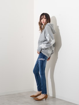 ROGER AND RAW STAFFさん（レディース・160cm）の春コーディネート