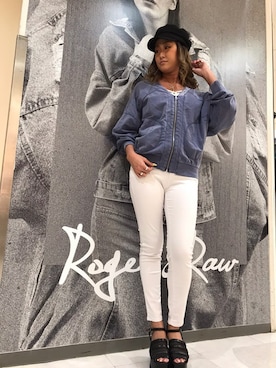 「＃カーディガン」｜ROGER AND RAW STAFFさん（レディース・160cm）の夏コーディネート