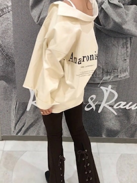 「ROGER AND RAW（ロジャーアンドロウ）のアイテム」を使った、ROGER AND RAW STAFFさん（レディース・160cm）の秋コーディネート