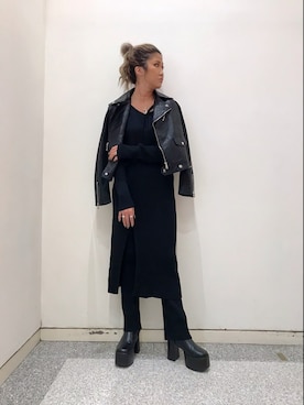 「ROGER AND RAW（ロジャーアンドロウ）のアイテム」を使った、ROGER AND RAW STAFFさん（レディース・160cm）の秋コーディネート
