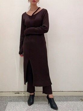 「ROGER AND RAW（ロジャーアンドロウ）のアイテム」を使った、ROGER AND RAW STAFFさん（レディース・160cm）の秋コーディネート