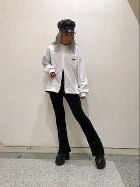 「ROGER AND RAW（ロジャーアンドロウ）のアイテム」を使った、ROGER AND RAW STAFFさん（レディース・160cm）の秋コーディネート