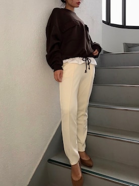 「ROGER AND RAW（ロジャーアンドロウ）のアイテム」を使った、ROGER AND RAW STAFFさん（レディース・158cm）の秋コーディネート