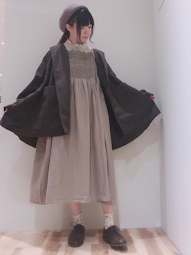 みのりさん（レディース・159cm）の秋コーディネート