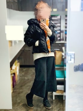 「ROXY（ロキシー）のアイテム（パンツ）」を使った、Jillさん（レディース・162cm）の秋コーディネート