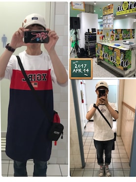 「RNA（アールエヌエー）のアイテム（財布/小物）」を使った、Toshiaki Nakamuraさん（メンズ・160cm）の春コーディネート