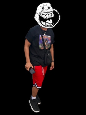 「NIKE(ナイキ)のアイテム(ショルダーバッグ)」を使った、こーきちゃん.JPさん(メンズ・168cm)の夏コーディネート