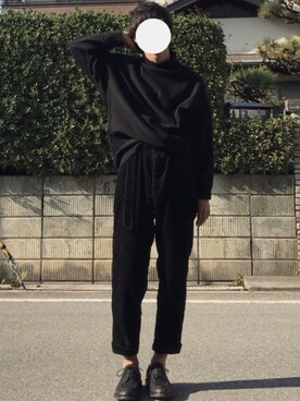 「PATRICK COX（パトリック・コックス）のアイテム（シューズ）」を使った、Dさん（メンズ・178cm）の秋コーディネート