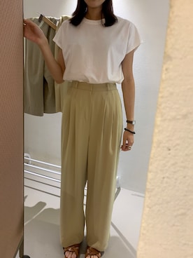 「NookNook（ヌークヌーク）のアイテム」を使った、YUKIさん（レディース・165cm）の夏コーディネート