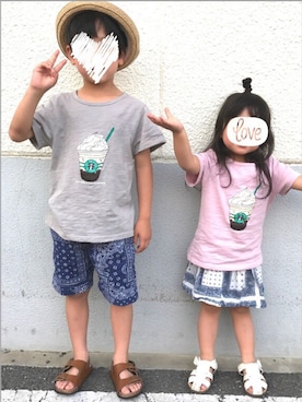 「フラペチーノ」｜minさん（キッズ・110cm）の春コーディネート