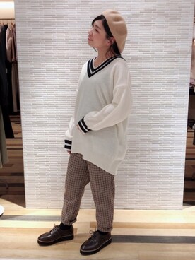 「秋冬」｜「アイテム（チュニック）」を使った、naaa063さん（レディース・146cm）の秋コーディネート