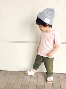 「オリーブ」｜からころりんさん（キッズ・90cm）の夏コーディネート