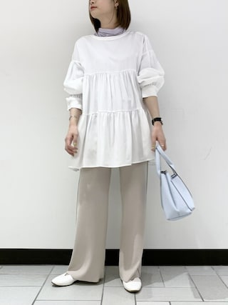 URBAN RESEARCH DOORSティアードチュニックブラウス URBAN RESEARCH DOORS（アーバンリサーチドアーズ）の「ティアード