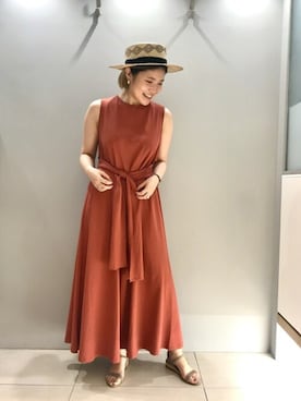 「Rougevif」｜「アイテム（財布/小物）」を使った、SHINOさん（レディース・161cm）の夏コーディネート