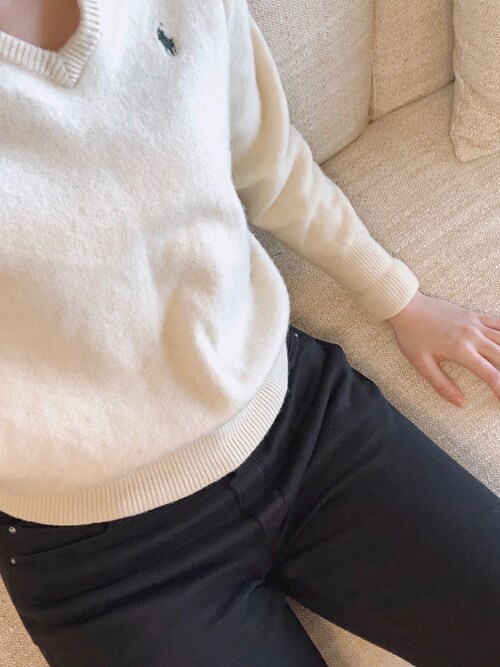 ま Polo Ralph Laurenのニット セーターを使ったコーディネート Wear