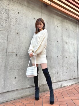 nanaさん（レディース・162cm）の冬コーディネート