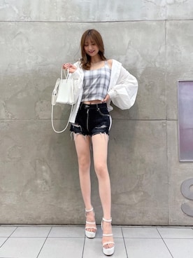 「フルジップ」｜nanaさん（レディース・162cm）の春コーディネート