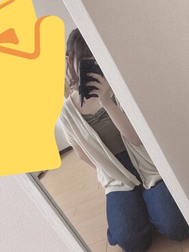 「KUMIKYOKU sis（クミキョクシス）のアイテム（キャミソール、ブラウン系）」を使った、ぴ。 さん（レディース・153cm）の夏コーディネート