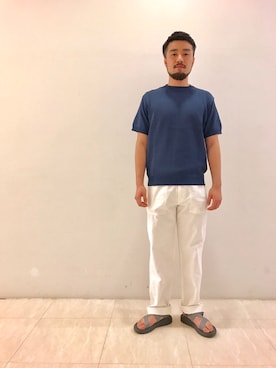 「Chaco（チャコ）のアイテム」を使った、haraさん（メンズ・171cm）の夏コーディネート