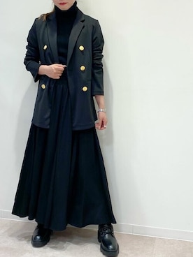 「GALENA（ガレナ）のアイテム」を使った、Staff_Sさん（レディース・156cm）の秋コーディネート