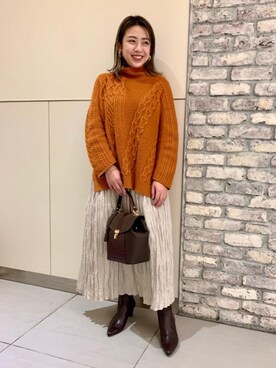 山田　オデット エ オディール スタッフさんのコーディネート