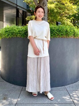 山田　オデット エ オディール スタッフさんのコーディネート