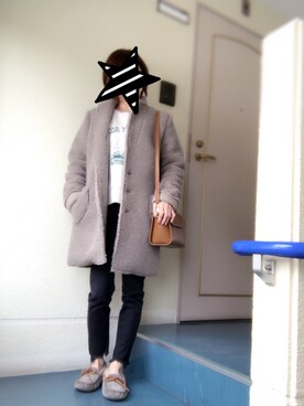 kerooo◡̈⃝⋆*さん（レディース・148cm）の冬コーディネート