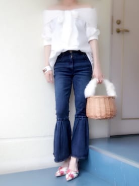 kerooo◡̈⃝⋆*さん（レディース・148cm）の春コーディネート