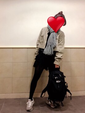 「UNITED ARROWS（ユナイテッドアローズ）のアイテム（ピアス（両耳用））」を使った、hiyoyuさん（レディース・164cm）の秋コーディネート