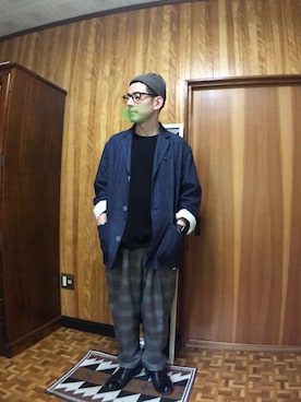 「NOWHAW（ノウハウ）のアイテム」を使った、toomassさん（メンズ・165cm）の春コーディネート