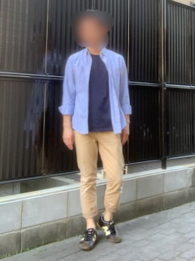 「mobus（モーブス）のアイテム」を使った、waterさん（メンズ・171cm）の春コーディネート