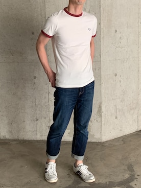「mobus（モーブス）のアイテム」を使った、waterさん（メンズ・171cm）の春コーディネート