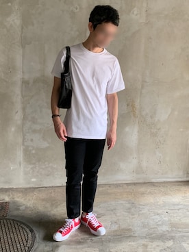 「JIB（ジブ）のアイテム（バッグ）」を使った、waterさん（メンズ・170cm）の夏コーディネート