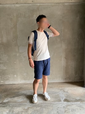「mobus（モーブス）のアイテム」を使った、waterさん（メンズ・171cm）の夏コーディネート