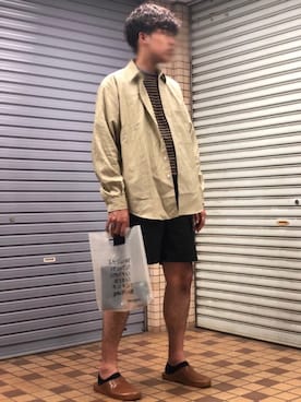 「SILVER BULLET（シルバーバレット）のアイテム（リング）」を使った、しゅんとみほさん（メンズ・185cm・20代）の夏コーディネート